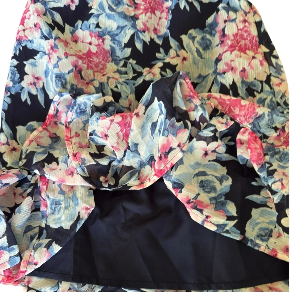 Gymboree Navy Floral Ruffle Sundress Girls Size 4 NWT Easter Spring Party